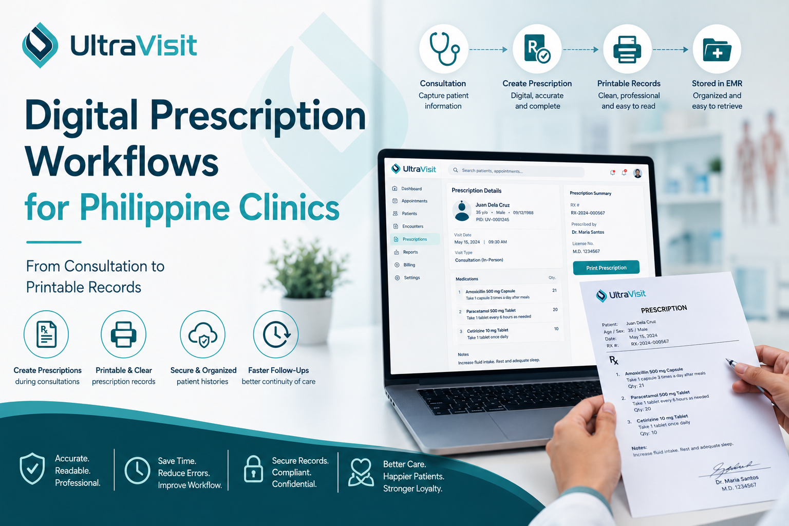 Digital Prescription Workflows for Philippine Clinics: From Consultation to Printable Records