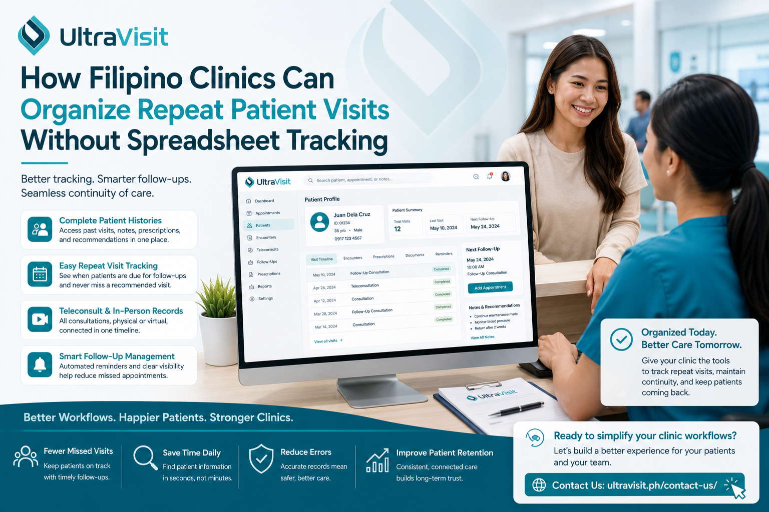 How Filipino Clinics Can Organize Repeat Patient Visits Without Spreadsheet Tracking